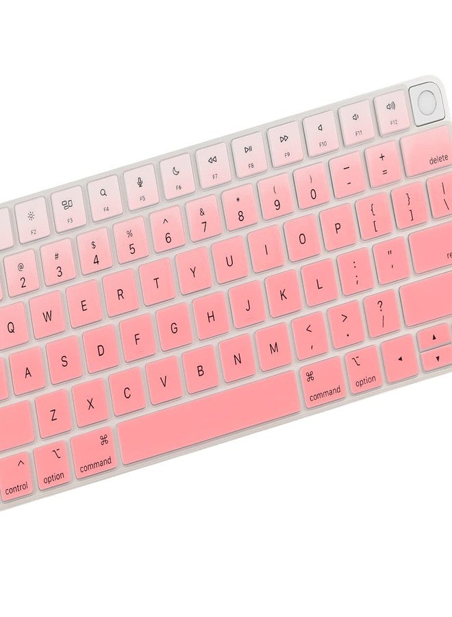 موباي-جول غطاء لوحة مفاتيح لأجهزة Apple iMac المكتبية المتكاملة موديلات 2024/2023/2021، وiMac مقاس 24 بوصة المزود بشريحة M4/M3/M1، ولوحة مفاتيح Apple Magic Keyboard A3118 A2449 A2450 MK293LL/A MK2A3LL/A، وMagic Keyboard 3 - Image 4